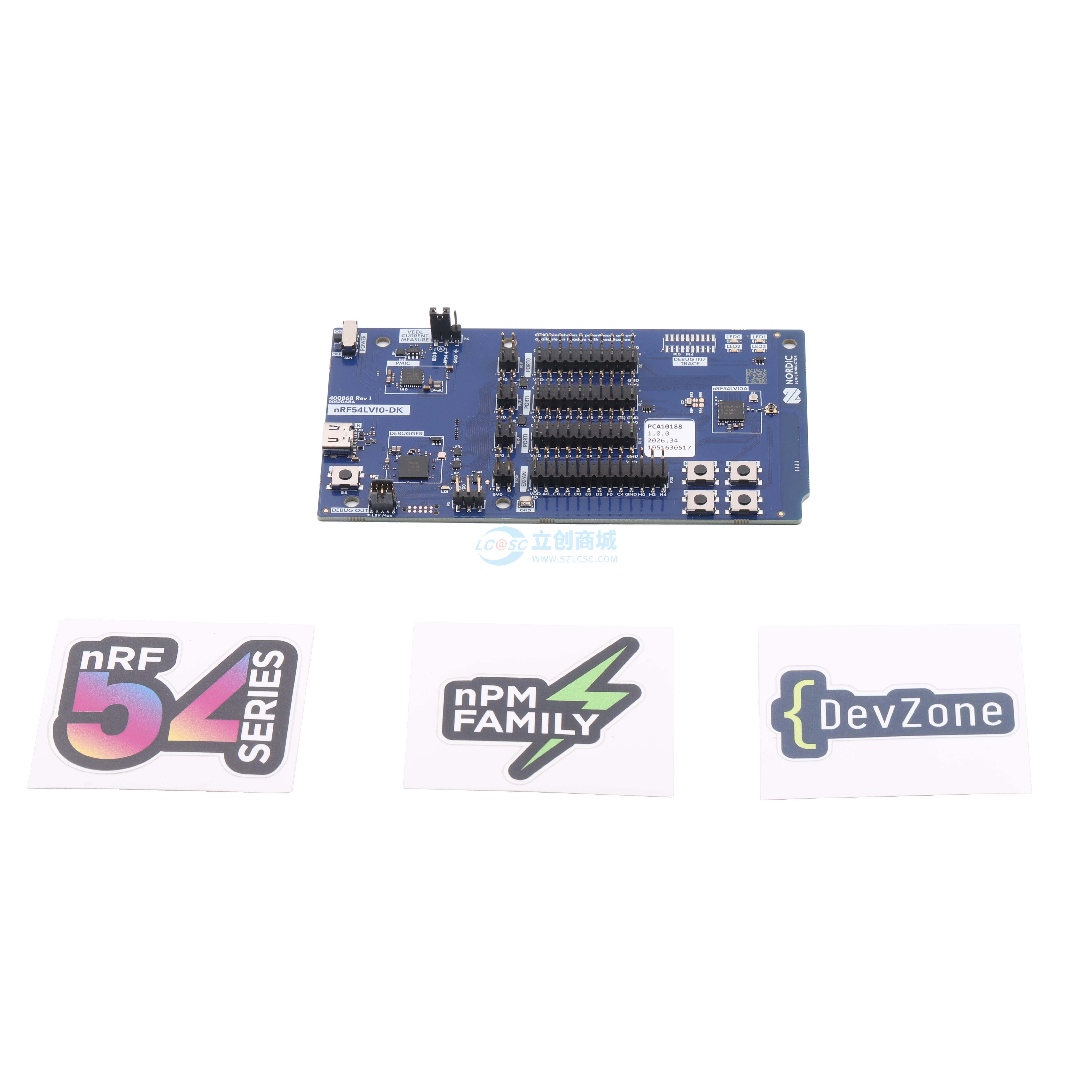 点击查看大图 NRF54LV10-DK实物图