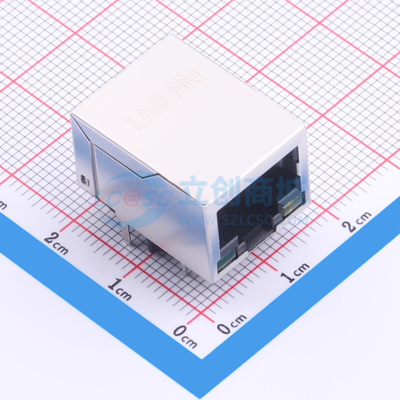 点击查看大图 LAIL-RJ45-LED2-BY-16G-WC实物图