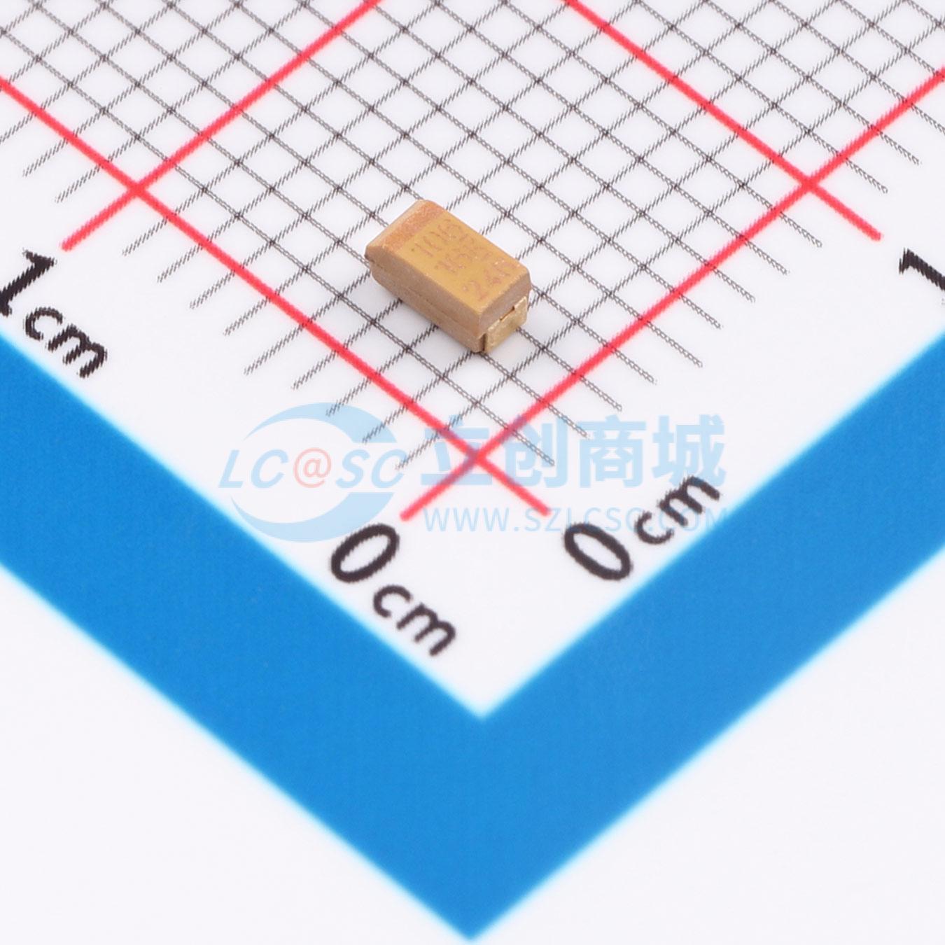 点击查看大图 T491A106K016AG实物图