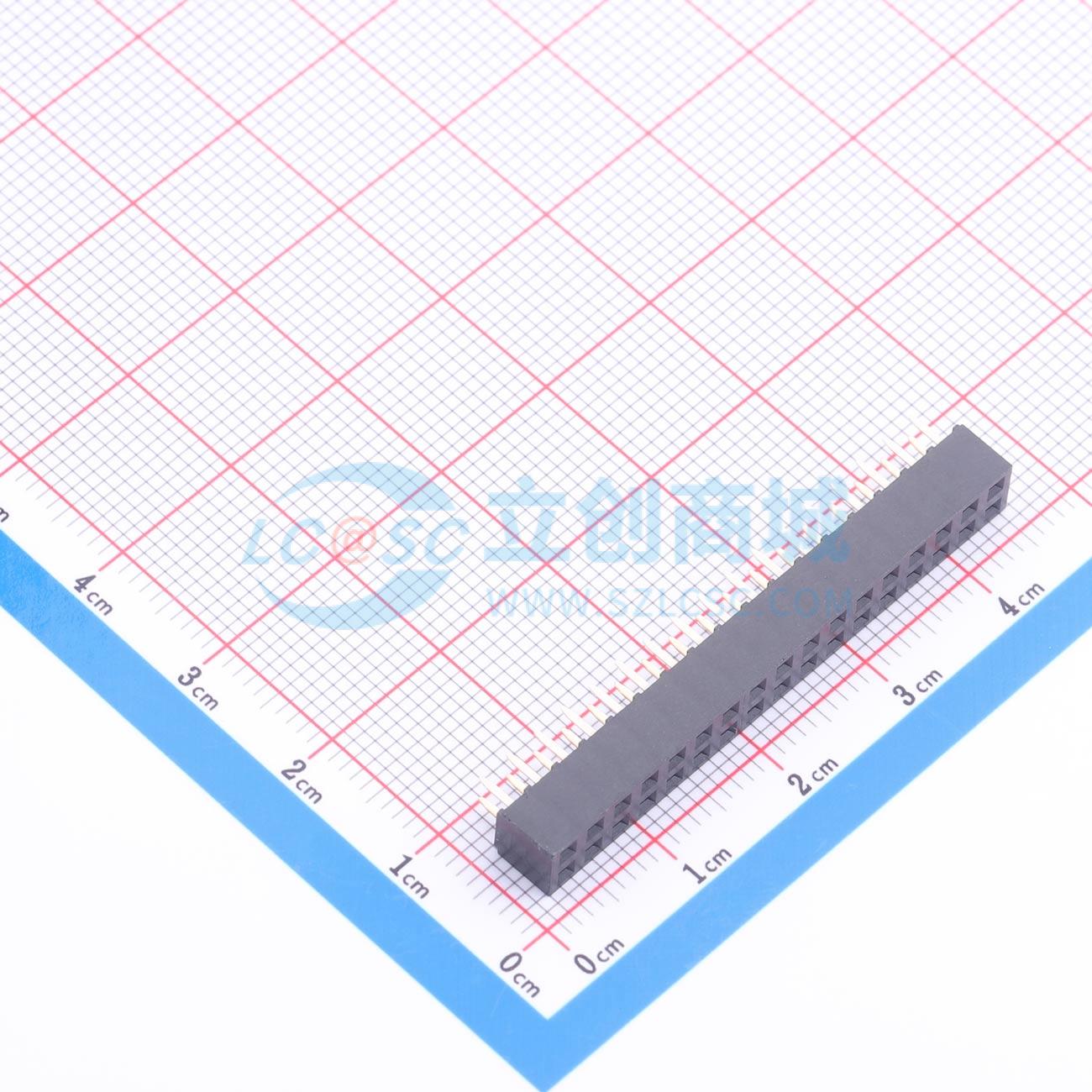 点击查看大图 KH-2.54FH-2X17P-H5.0实物图