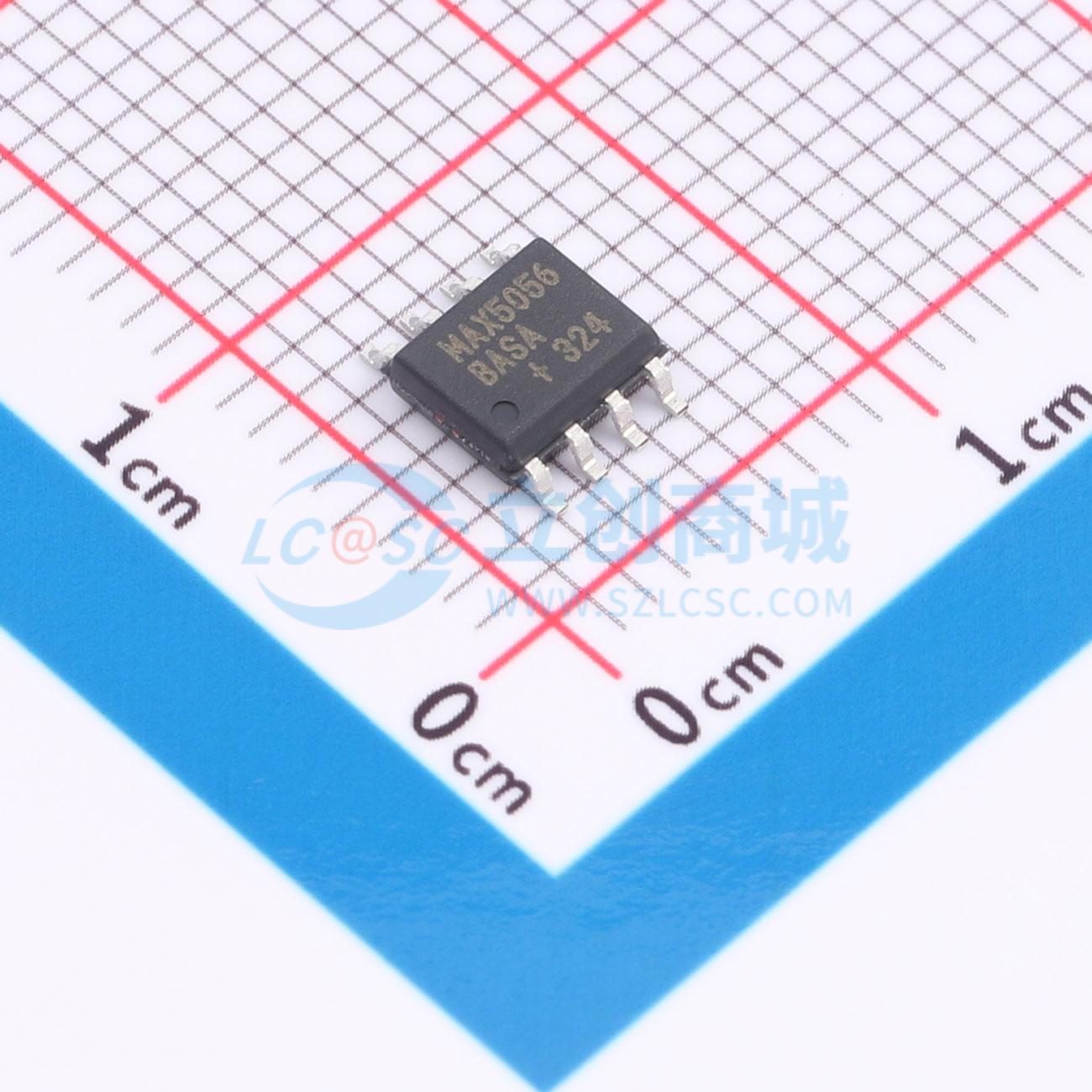 点击查看大图 MAX5056BASA+T实物图