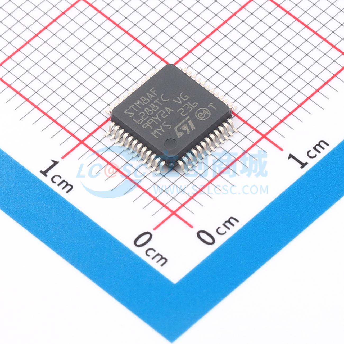 点击查看大图 STM8AF6288TCX实物图