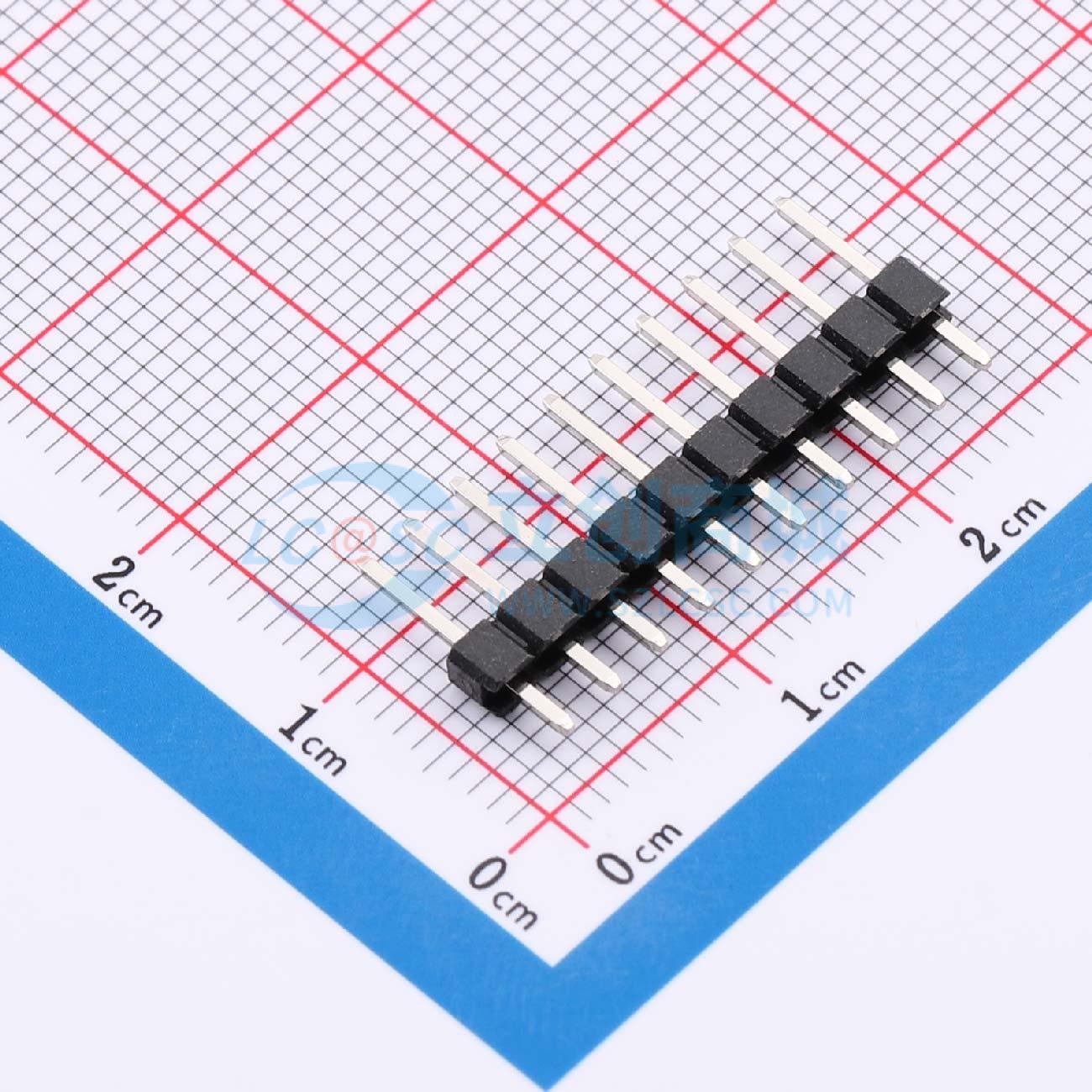 点击查看大图 2.54x2.5 1x10P PA6.0 PC3.0 L11.6实物图