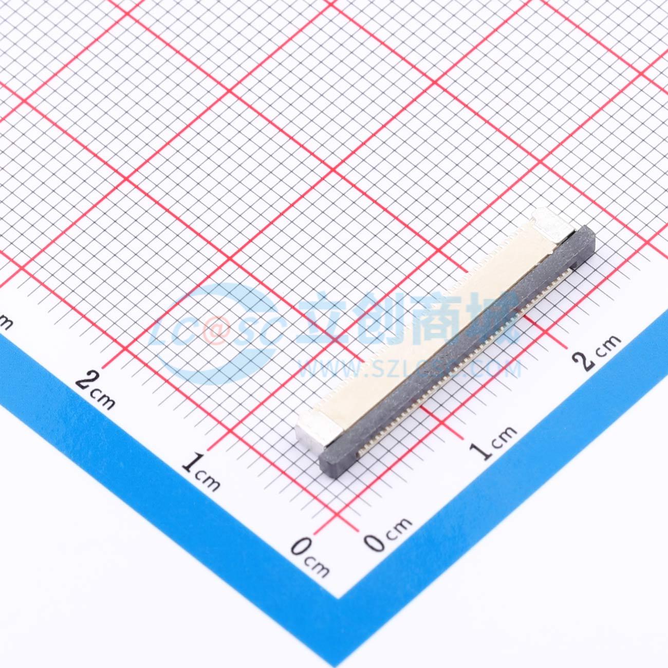 点击查看大图 LAIL-FPC-BX01-40P0.5-W实物图