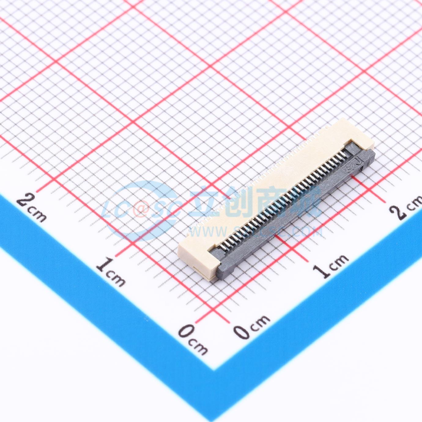 点击查看大图 LAIL-FPC-CX01-32P0.5-W实物图