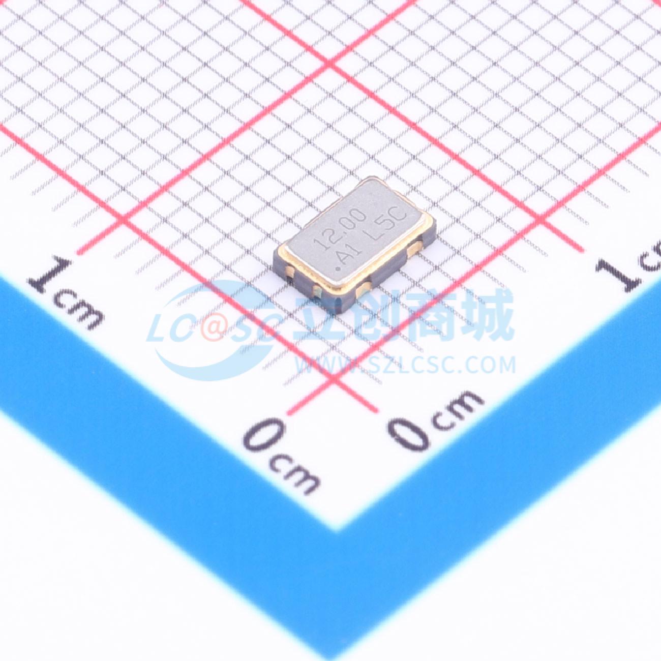 点击查看大图 ASFL1-12.000MHZ-EC-T实物图