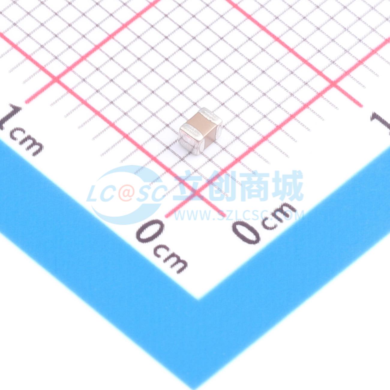 点击查看大图 0805B106M100CT实物图