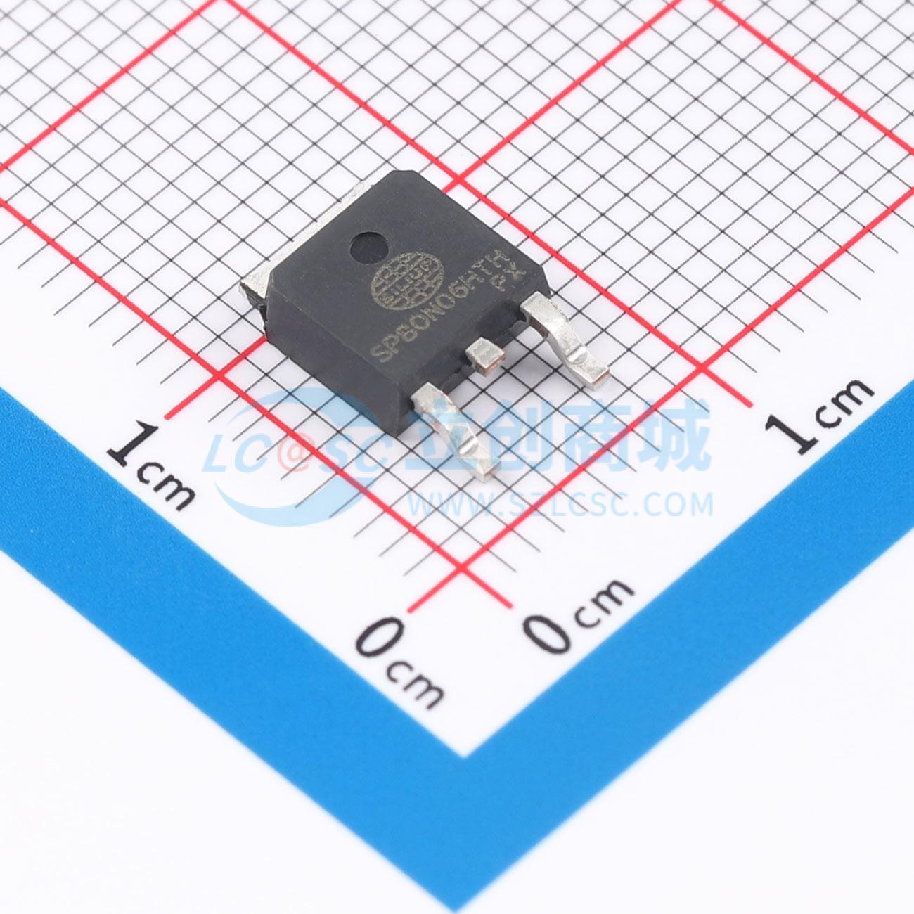 点击查看大图 SP80N06HTH实物图