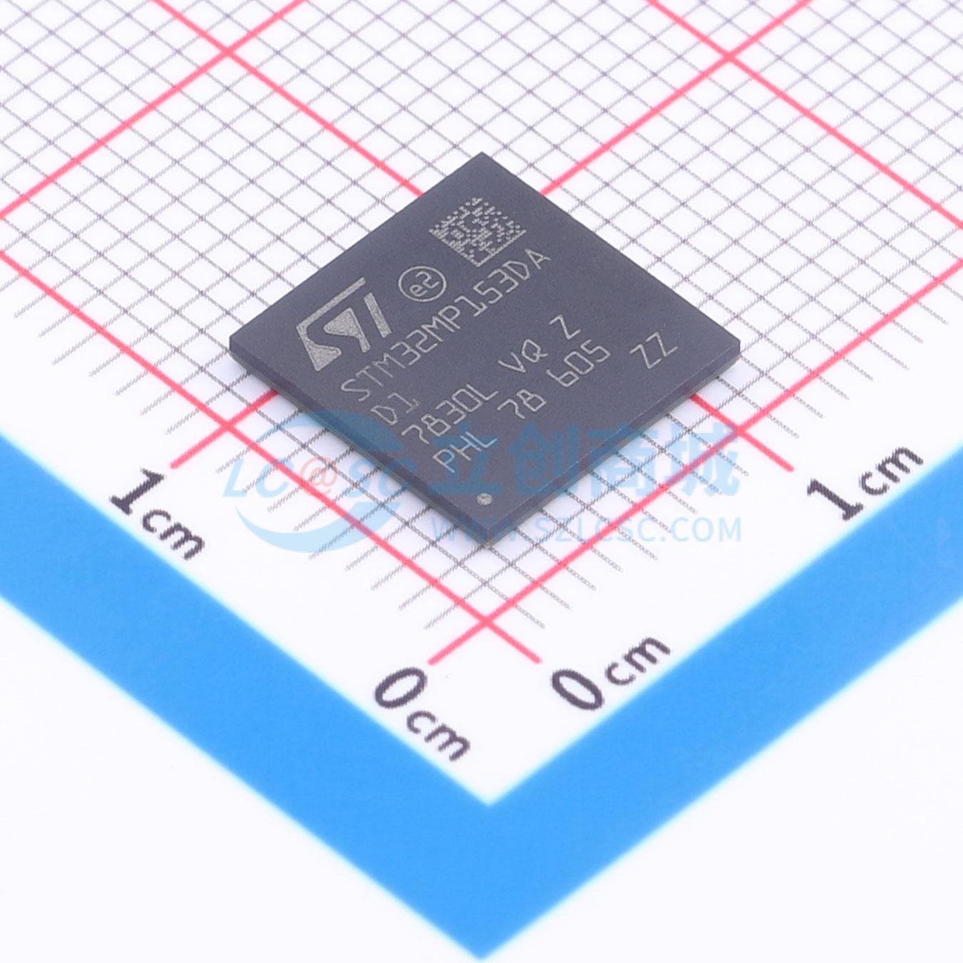点击查看大图 STM32MP153DAD1实物图