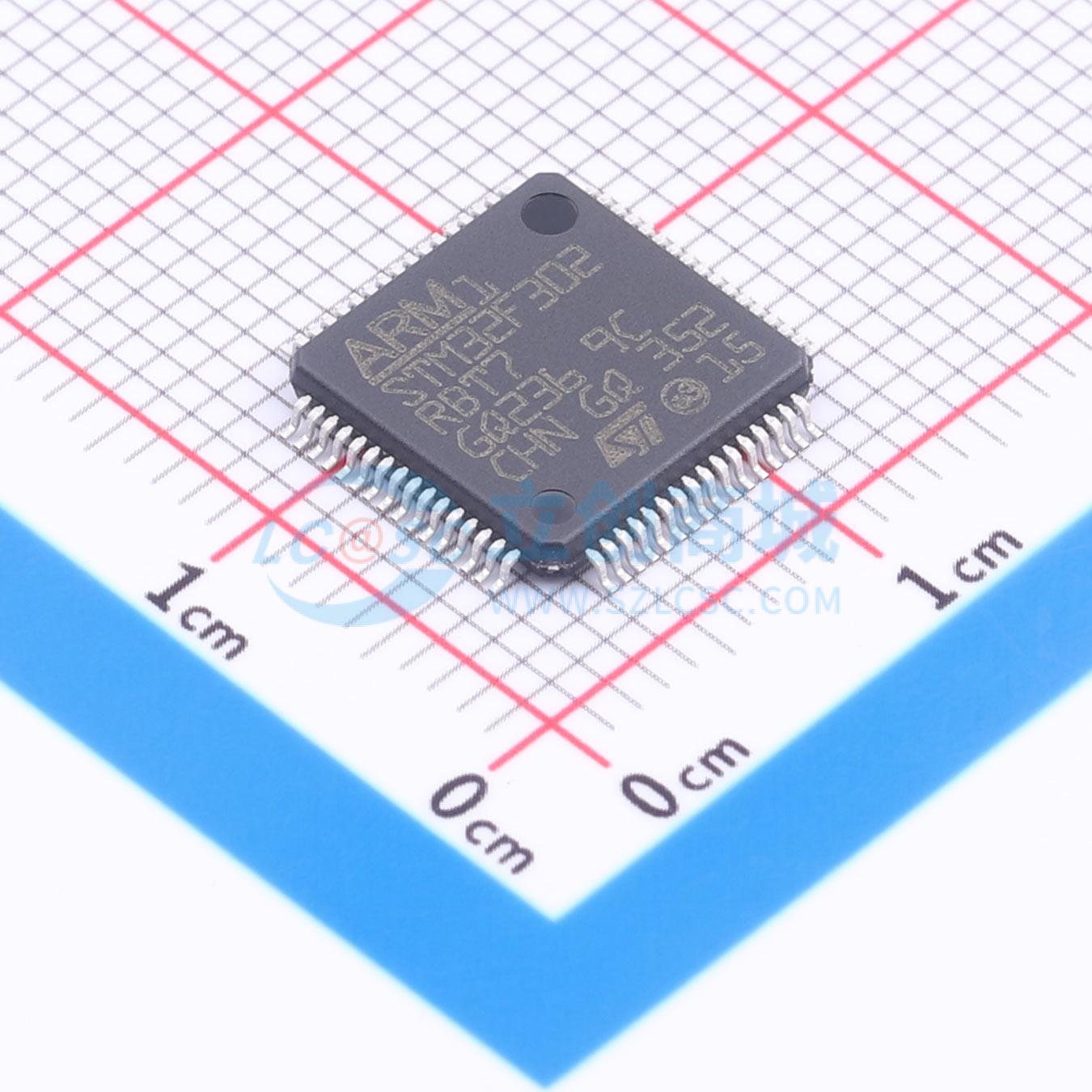 点击查看大图 STM32F302RBT7TR实物图