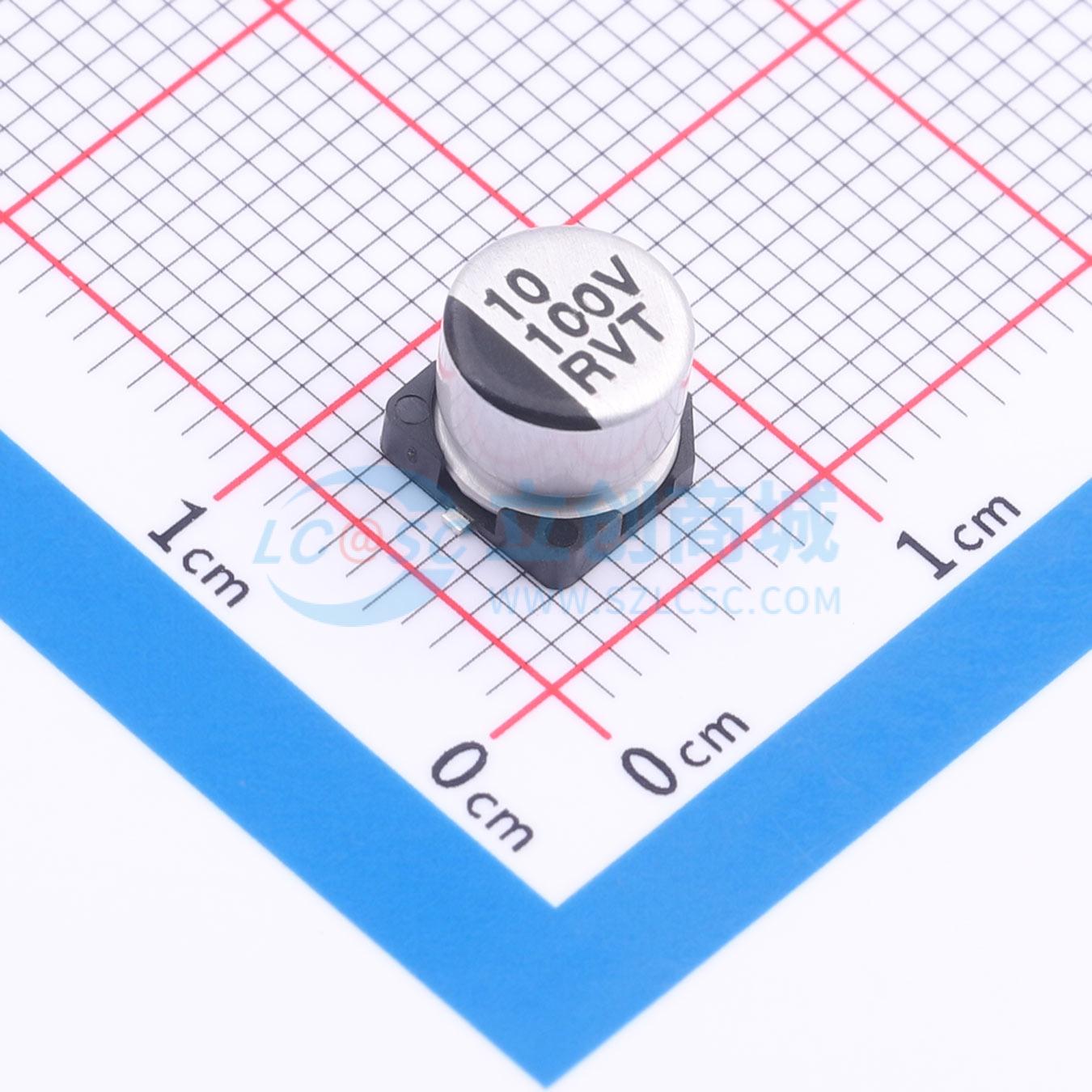 点击查看大图 RYRVT100V10UF6*5实物图