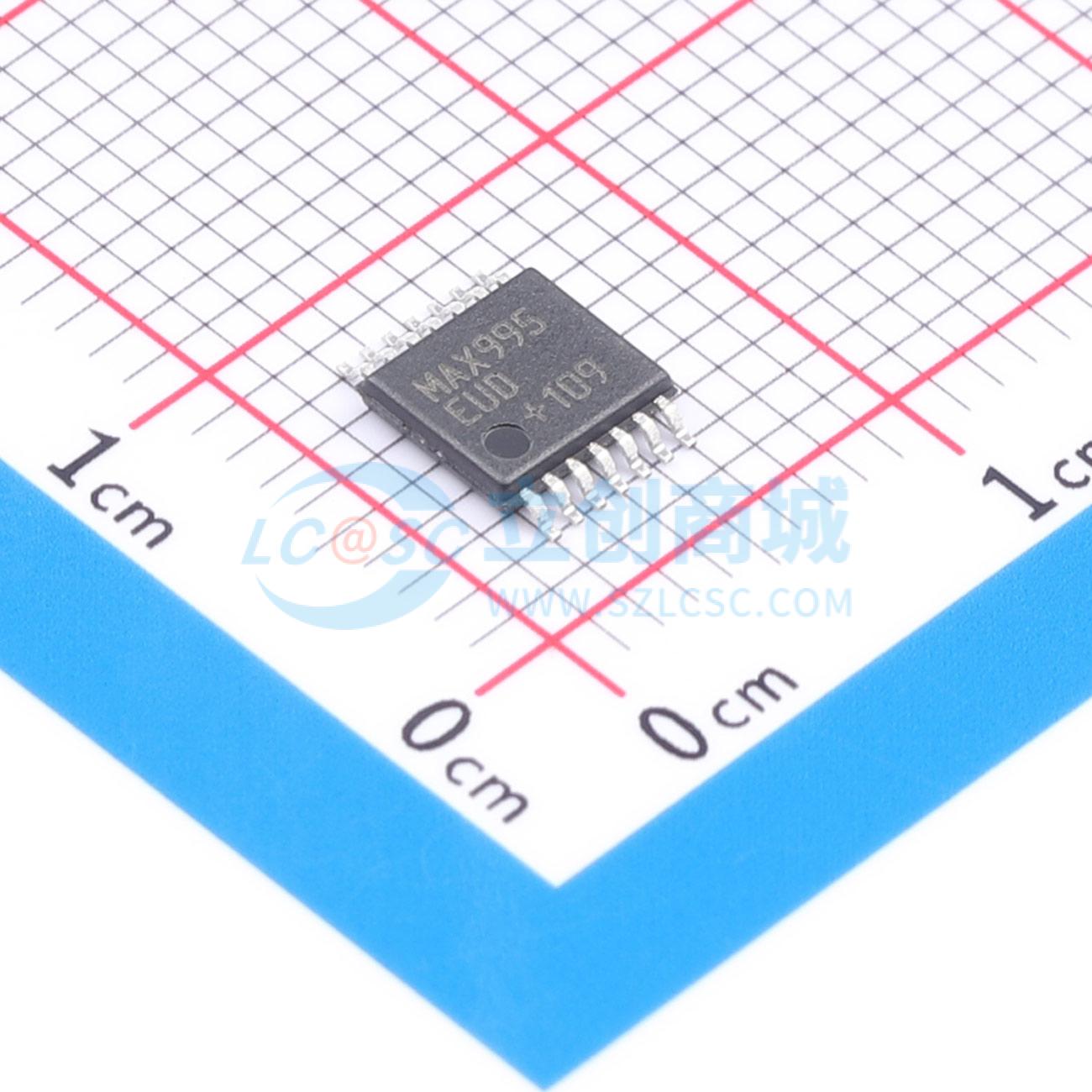 点击查看大图 MAX995EUD+T实物图