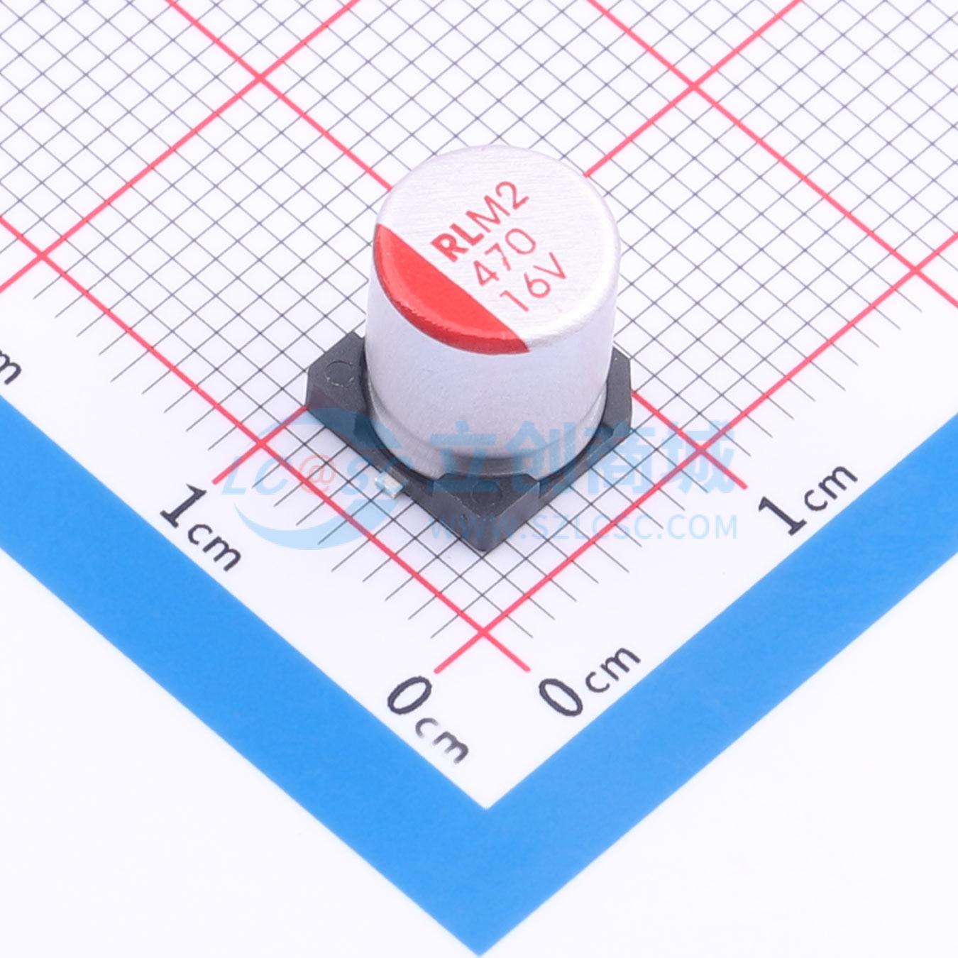 点击查看大图 RYM216V470UF8*9.5实物图