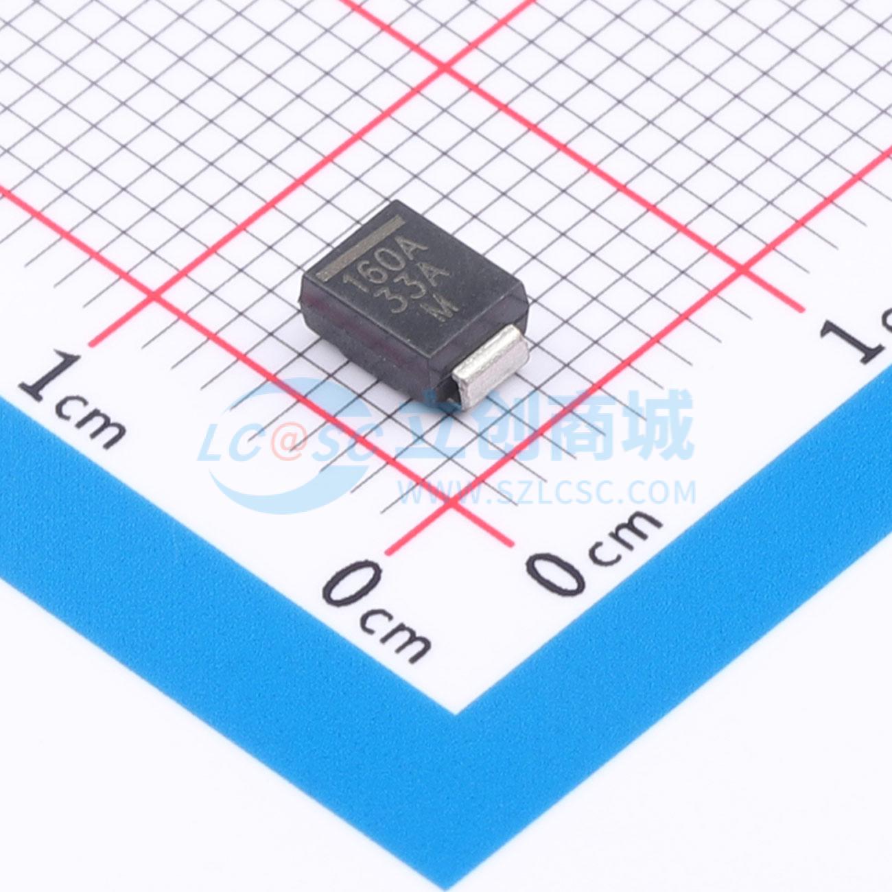 点击查看大图 P6SMB160A-M3/52实物图