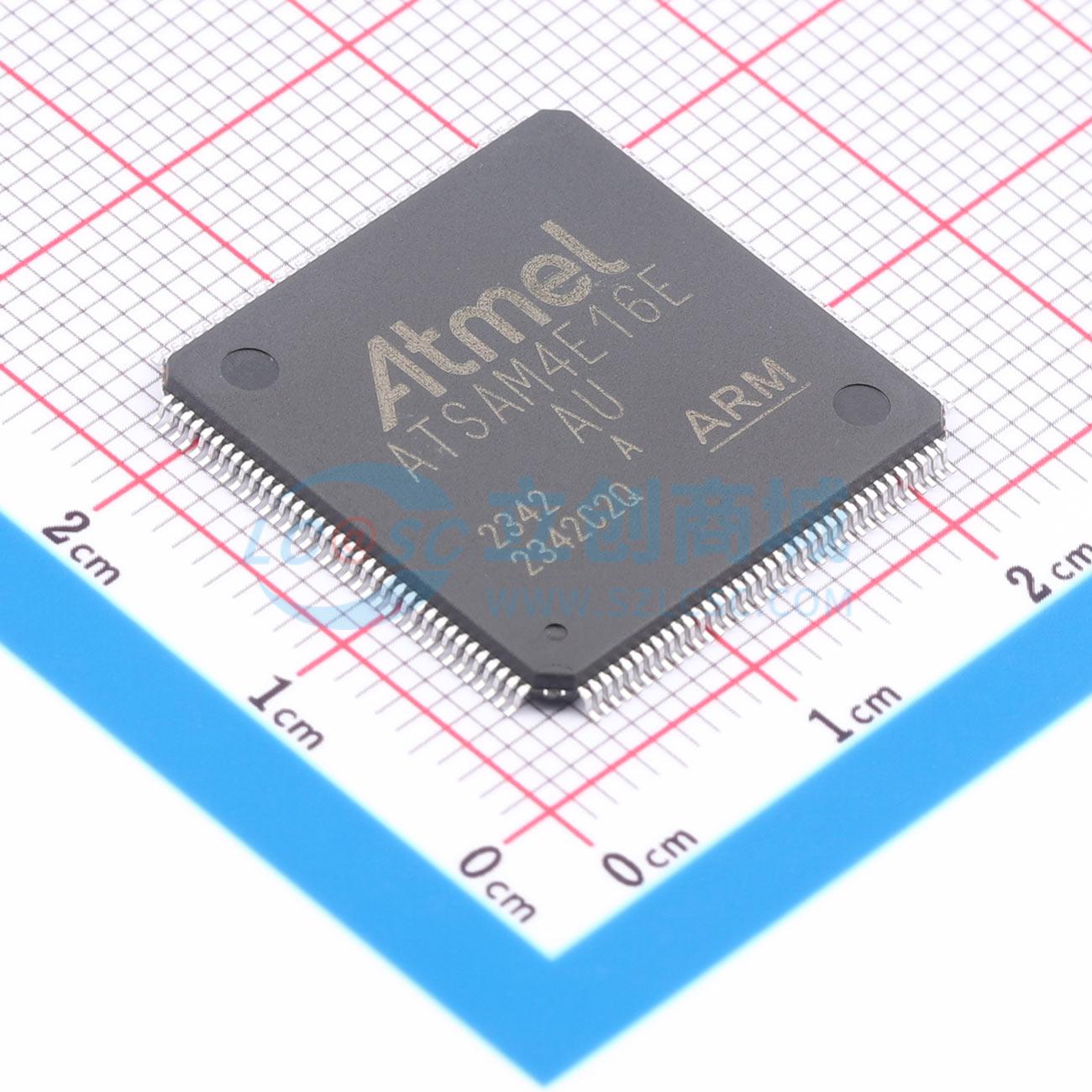 点击查看大图 ATSAM4E16EA-AUR实物图