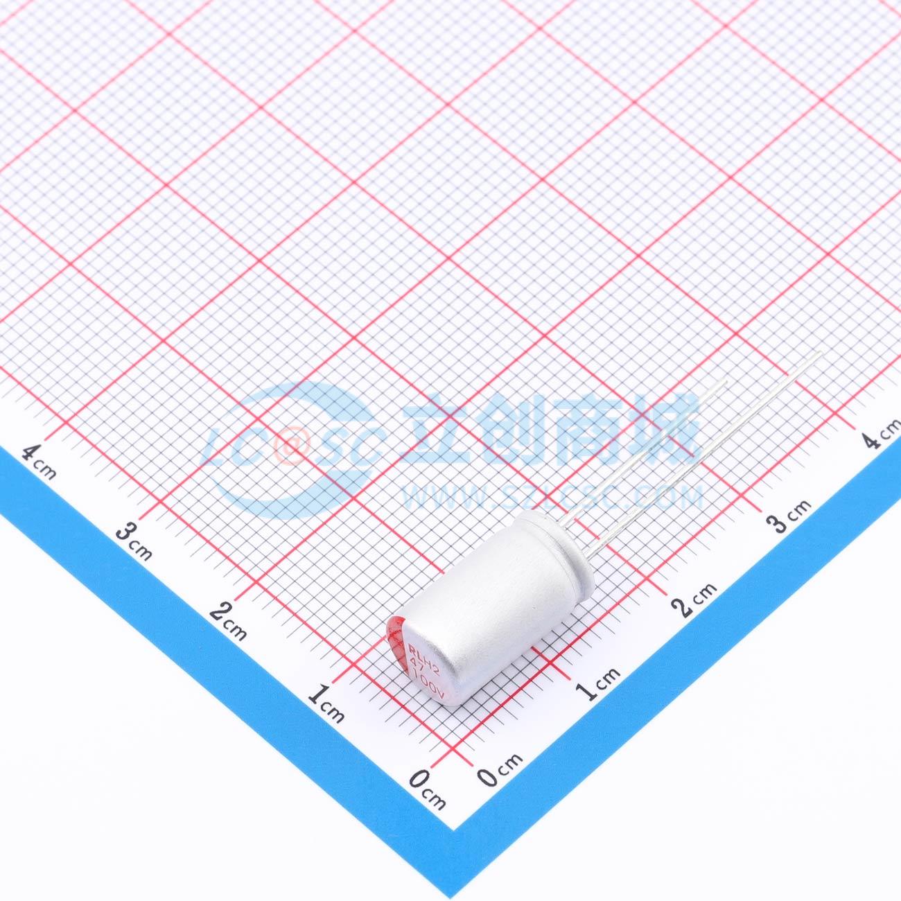 点击查看大图 RYH2100V47UF8*14实物图