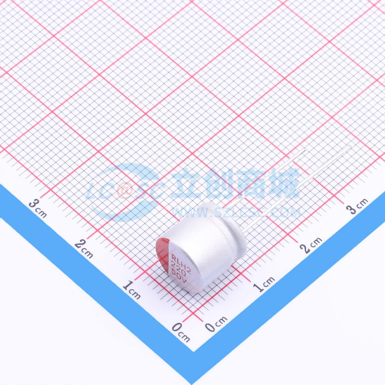 点击查看大图 RYH250V220UF10*10实物图
