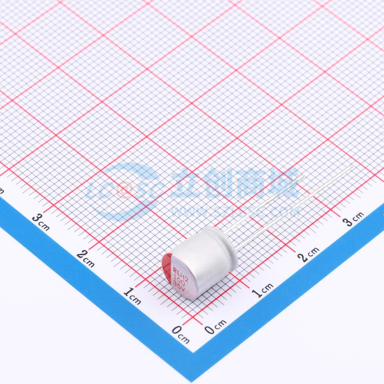 点击查看大图 RYH235V150UF8*9实物图