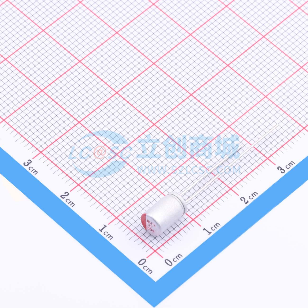 点击查看大图 RYH250V10UF5*8实物图