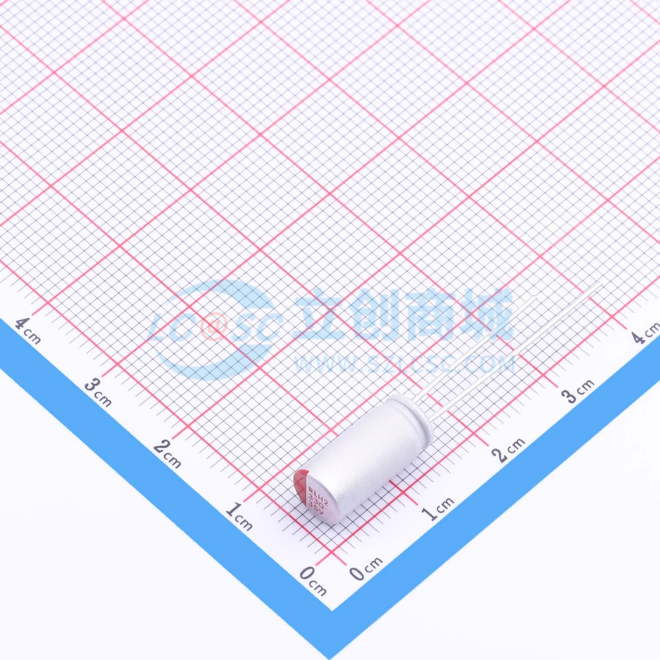 点击查看大图 RYH235V330UF6.3*14实物图