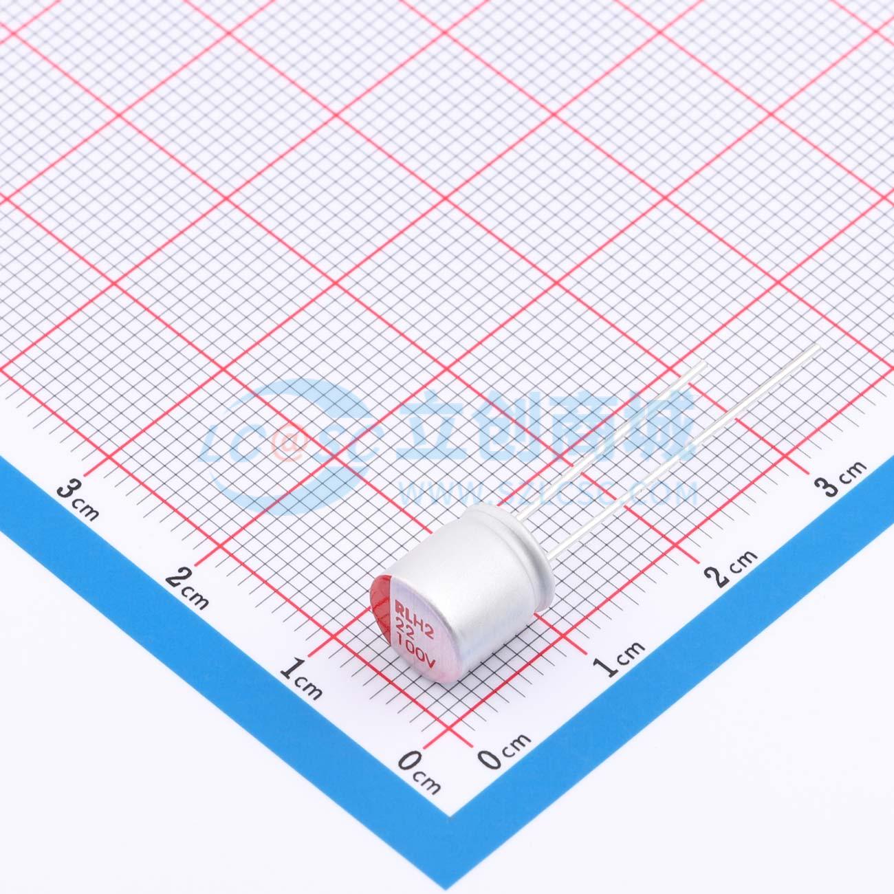 点击查看大图 RYH2100V22UF8*9实物图