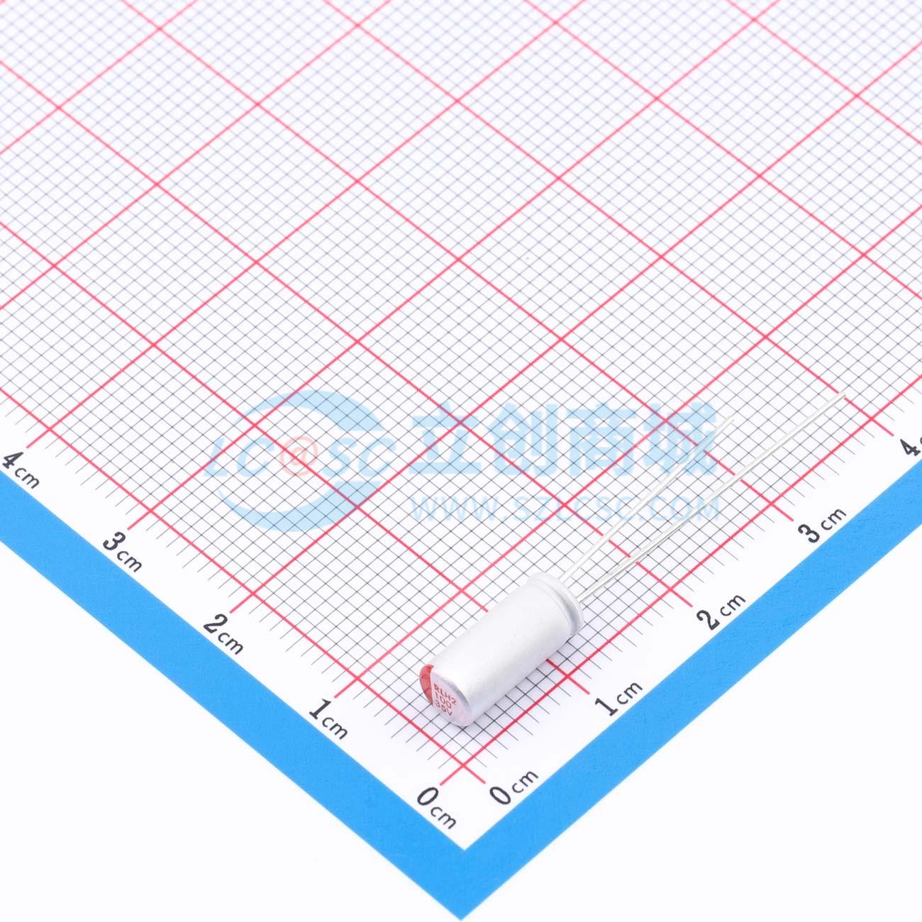 点击查看大图 RYH235V100UF5*11实物图