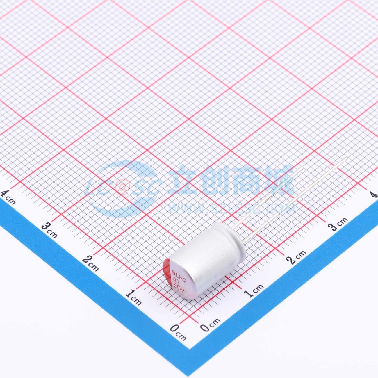 点击查看大图 RYH280V47UF8*12实物图