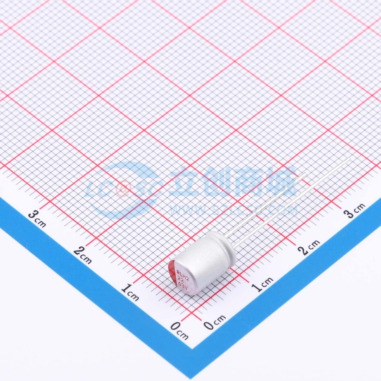 点击查看大图 RYH263V22UF6.3*8实物图