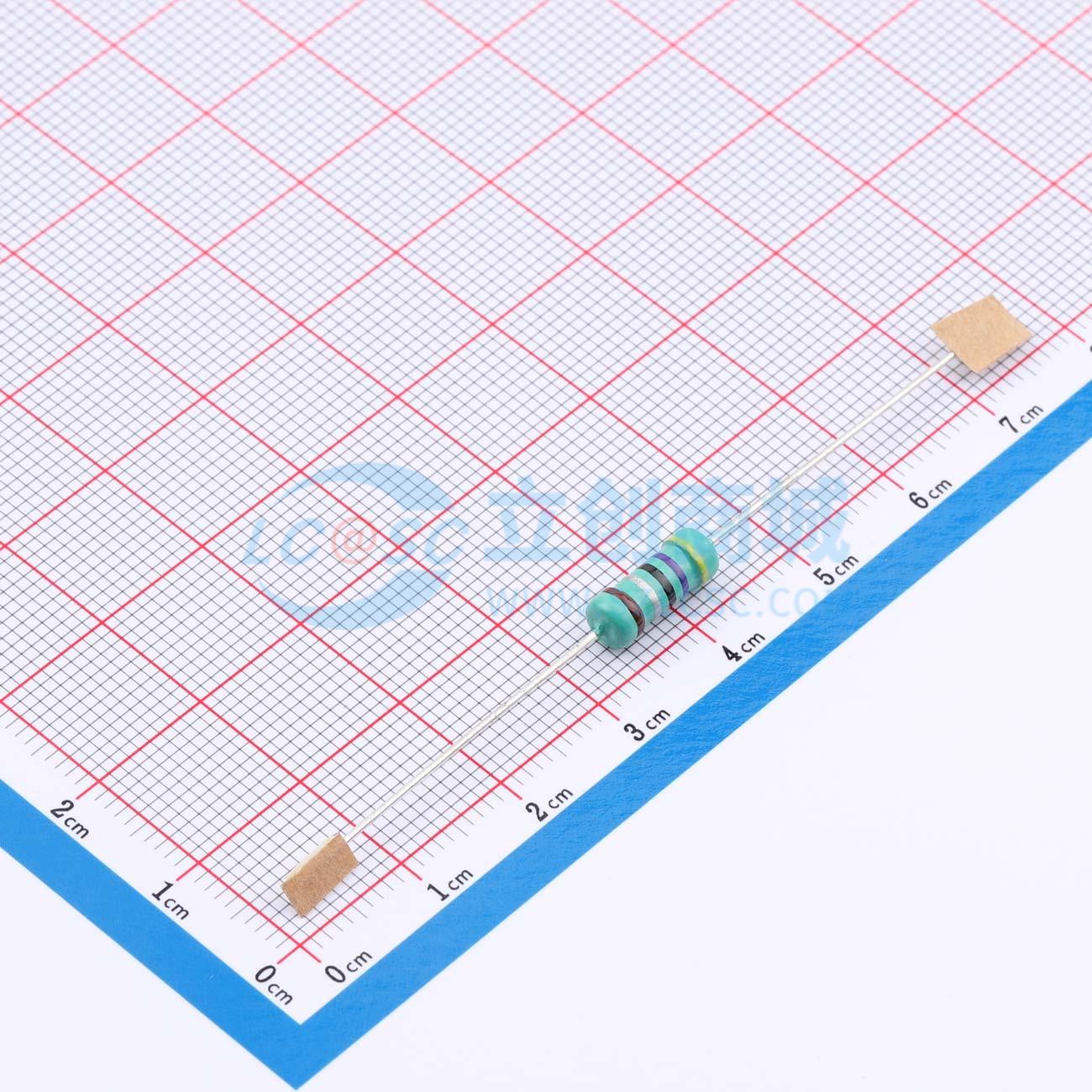 点击查看大图 MF2WS-4Ω7±5%-6T63实物图