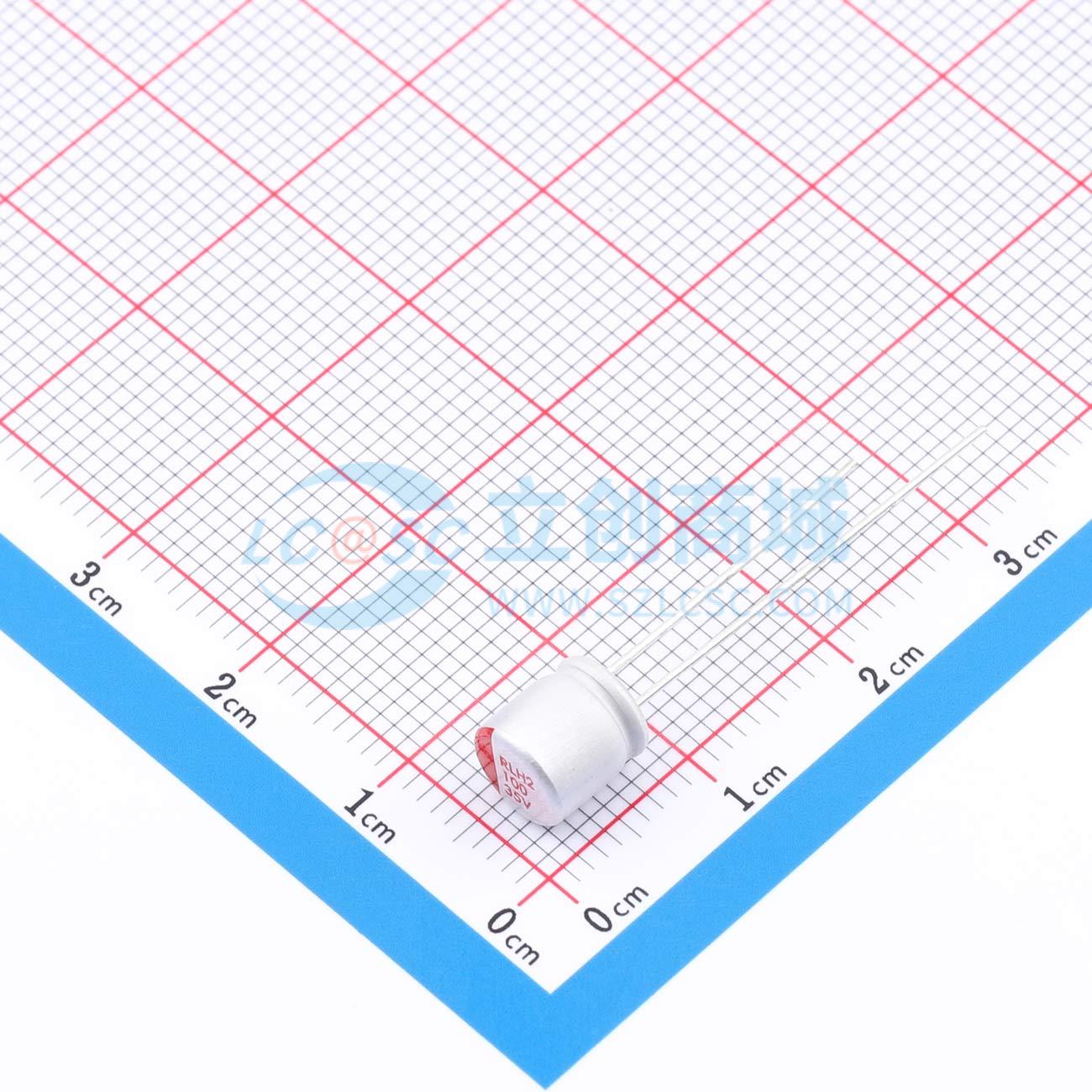 点击查看大图 RYH235V100UF6.3*6实物图