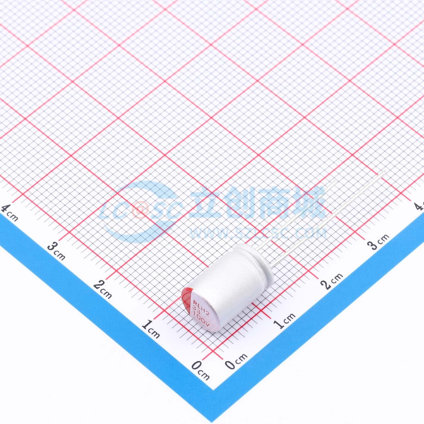 点击查看大图 RYH2100V33UF8*12实物图