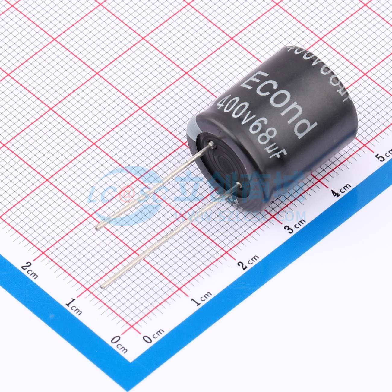 点击查看大图 68uF400V18x20KM实物图