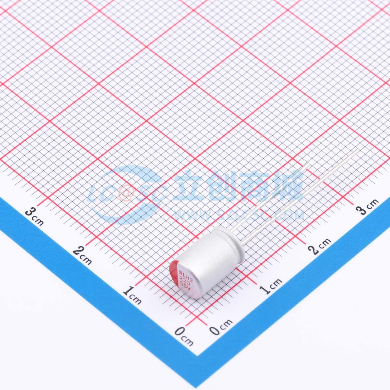 点击查看大图 RYH235V220UF6.3*9实物图