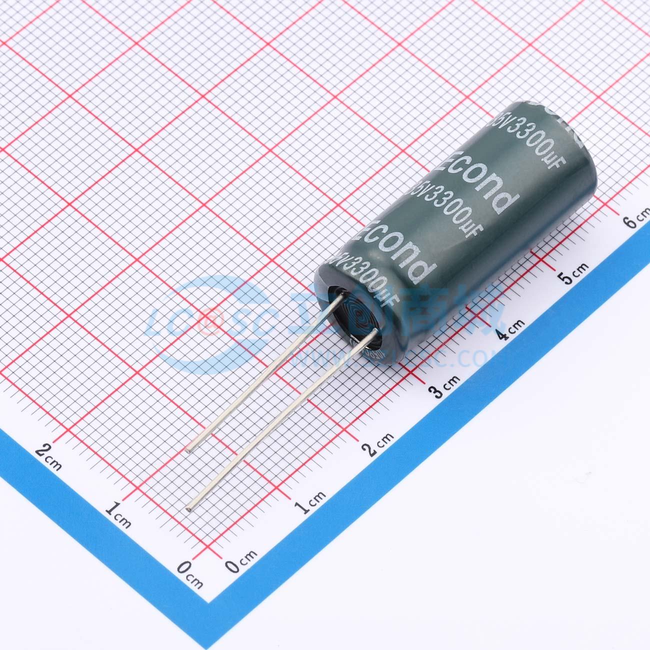 点击查看大图 3300uF35V13x30GF实物图