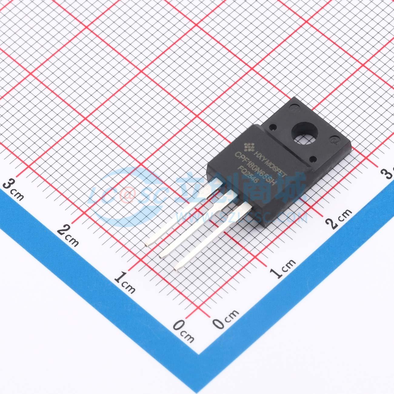 点击查看大图 MCPF180N65SH-BP-HXY实物图