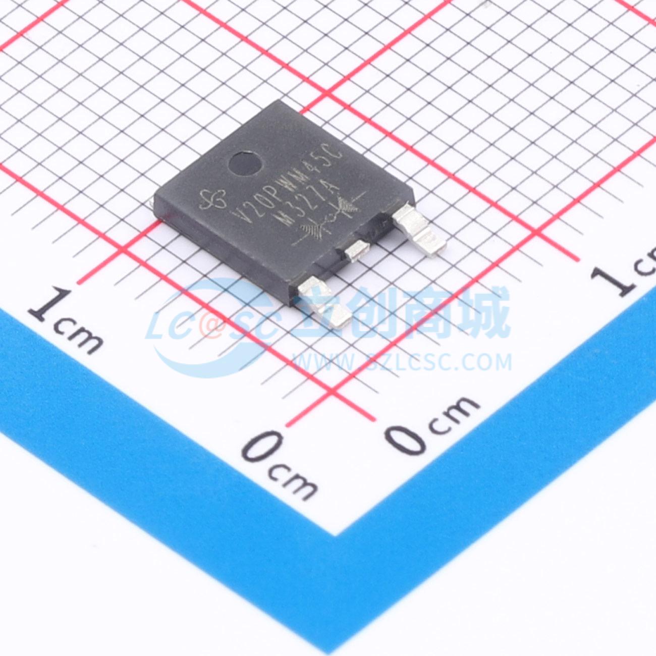 点击查看大图 V20PWM45C-M3/I实物图