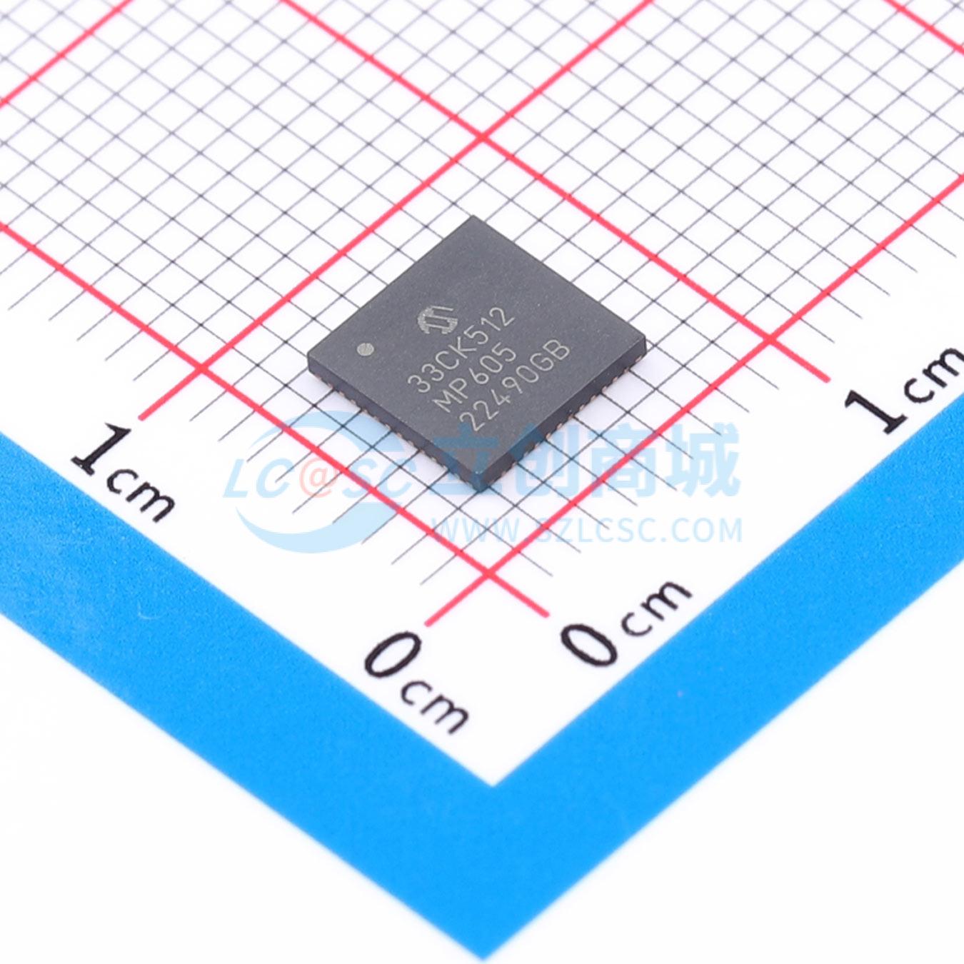 点击查看大图 DSPIC33CK512MP605-I/M7实物图