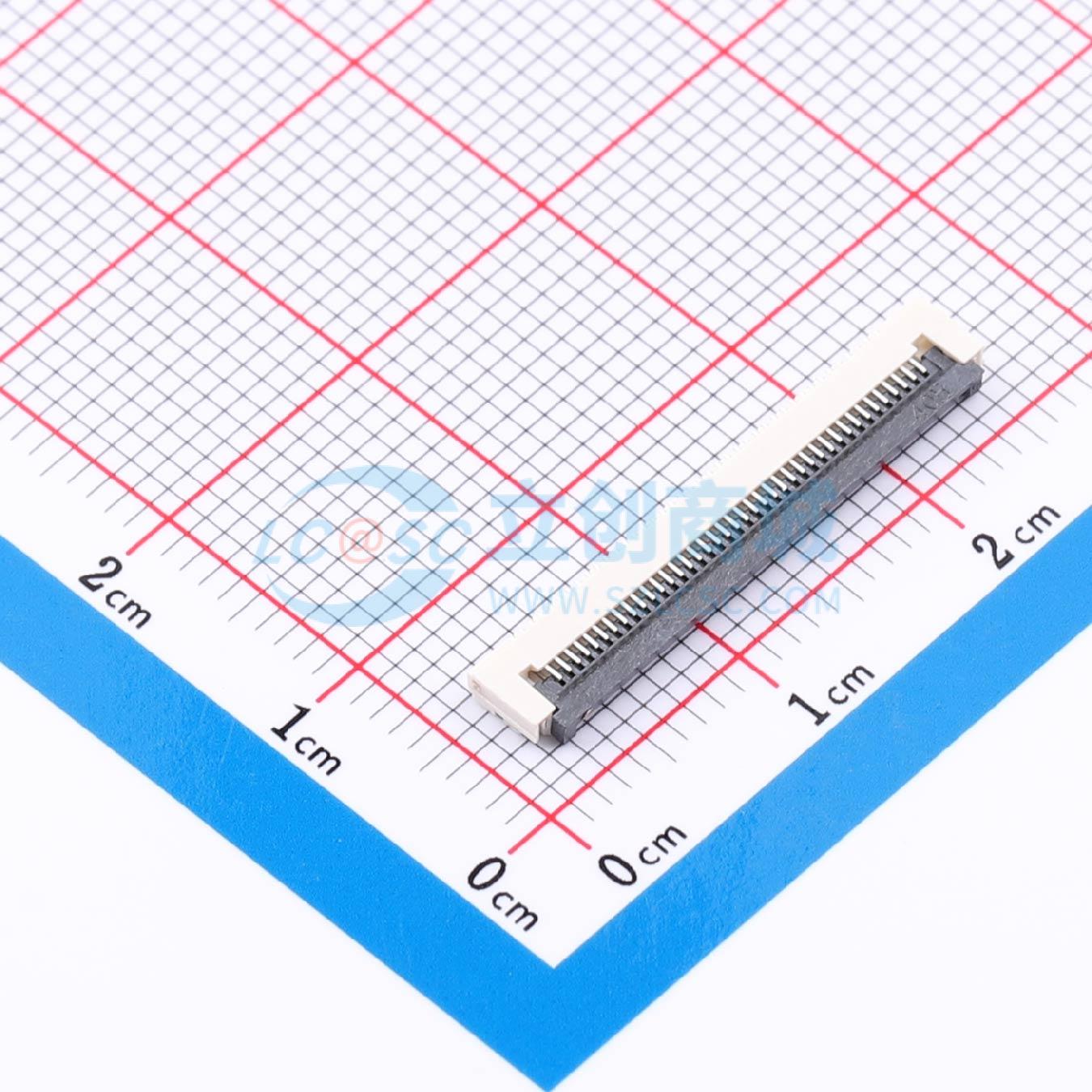 点击查看大图 FPC-40P-0.5PH1.5H-30264实物图
