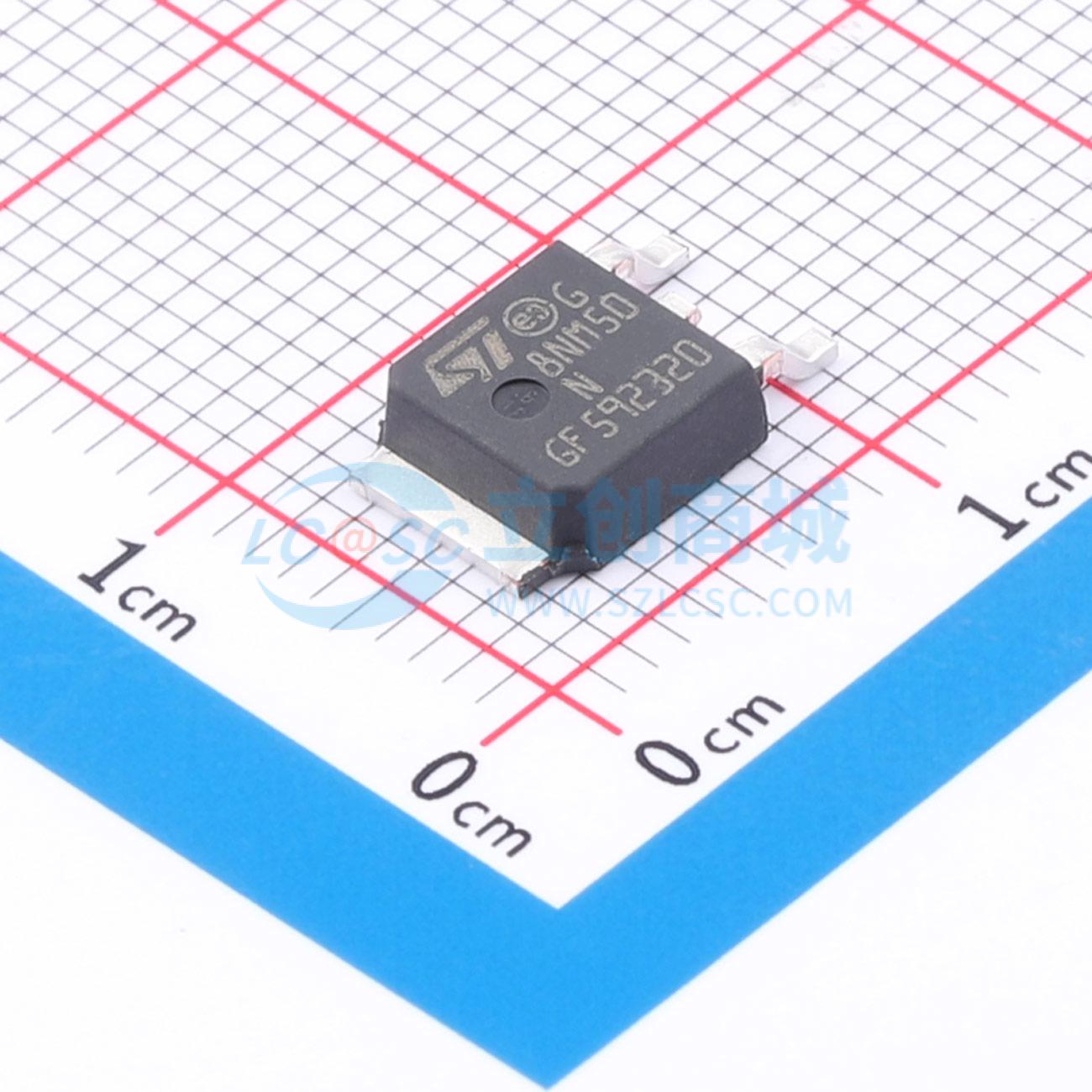 点击查看大图 STD8NM50N实物图