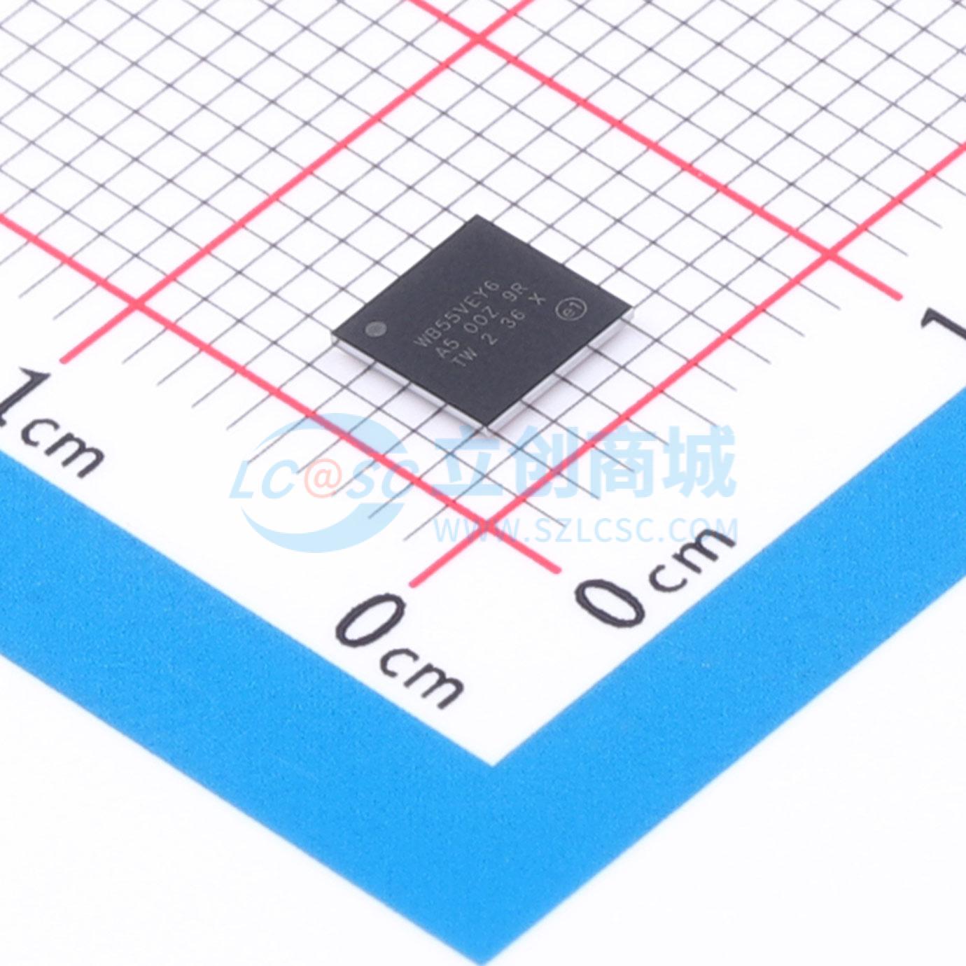 点击查看大图 STM32WB55VEY6TR实物图