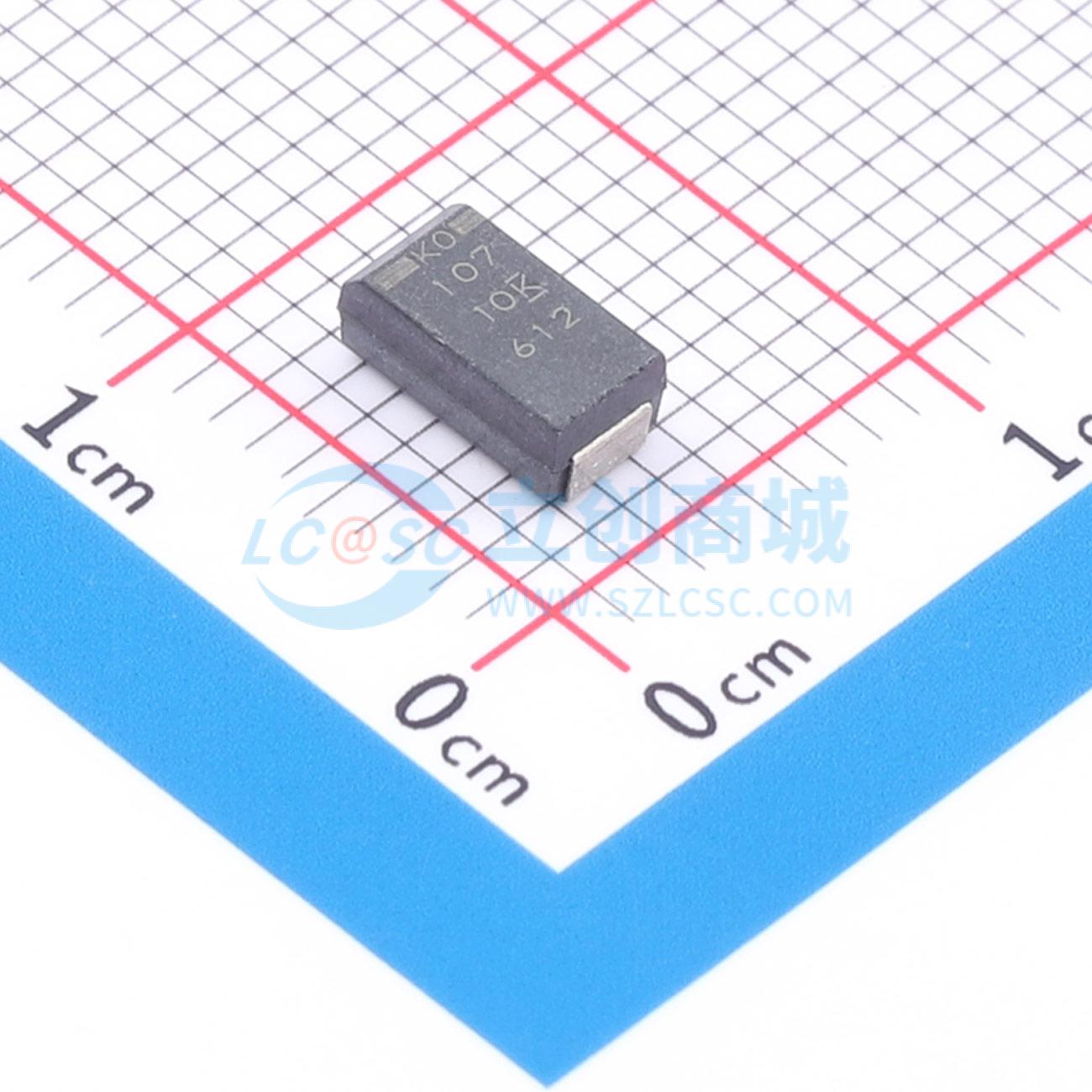 点击查看大图 T520C107M010ATE045实物图
