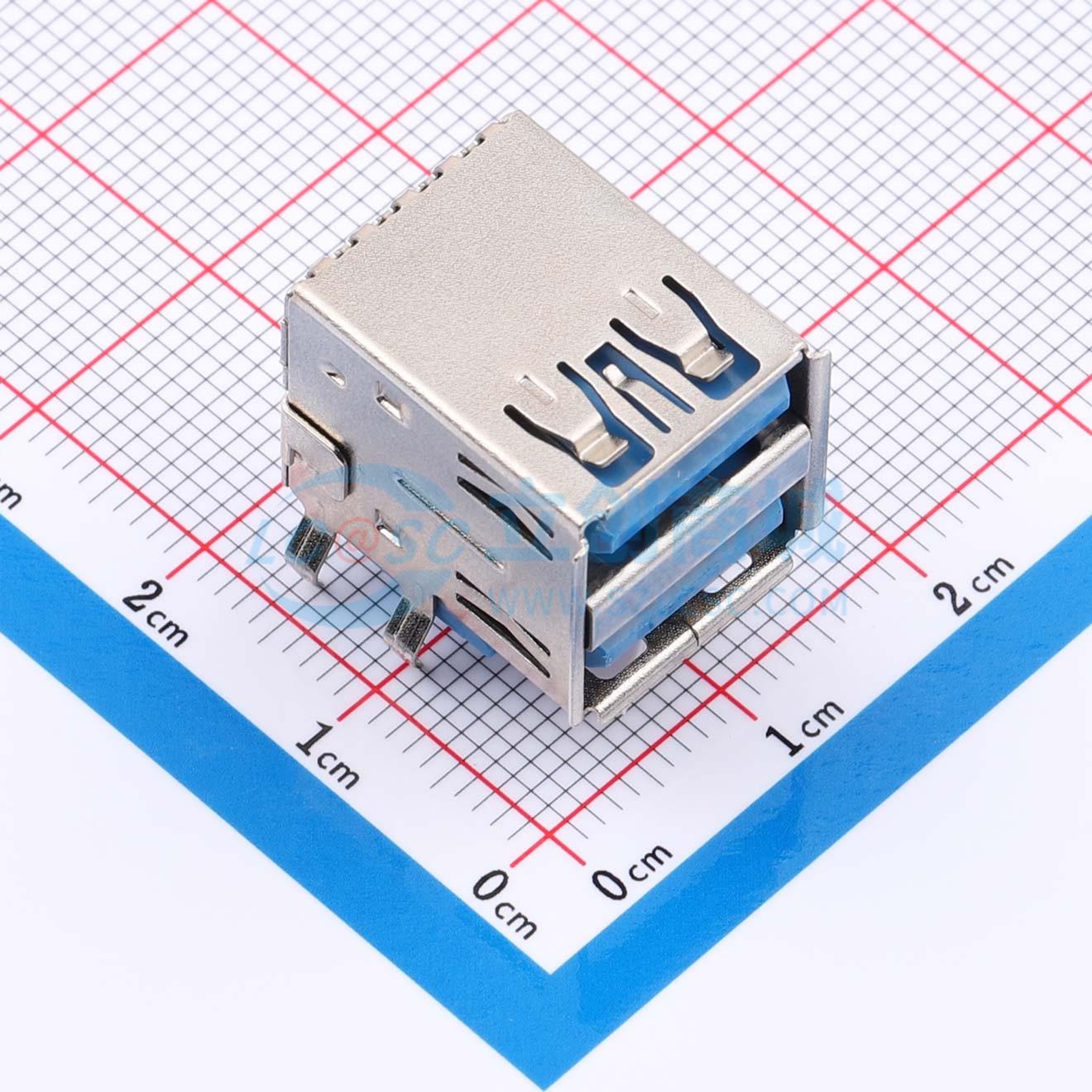 点击查看大图 HC-USB3.0-L175-2X1-J实物图