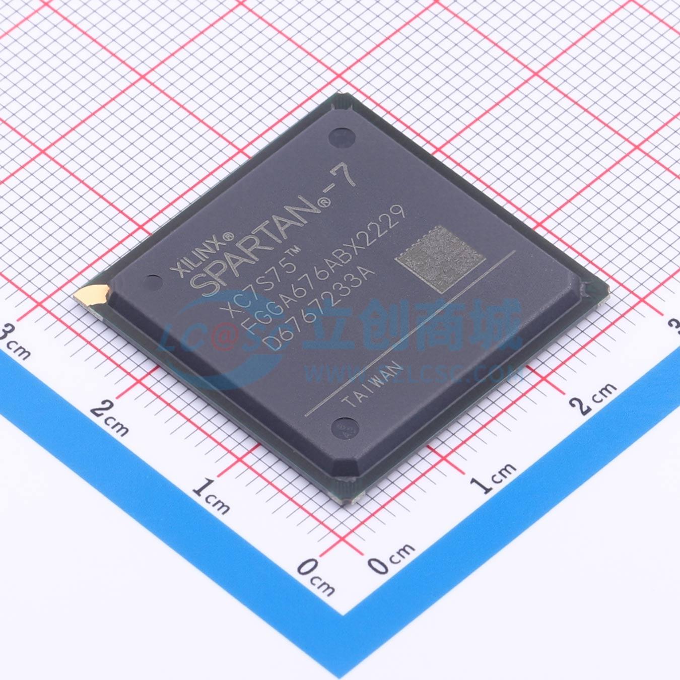 点击查看大图 XC7S75-2FGGA676I实物图