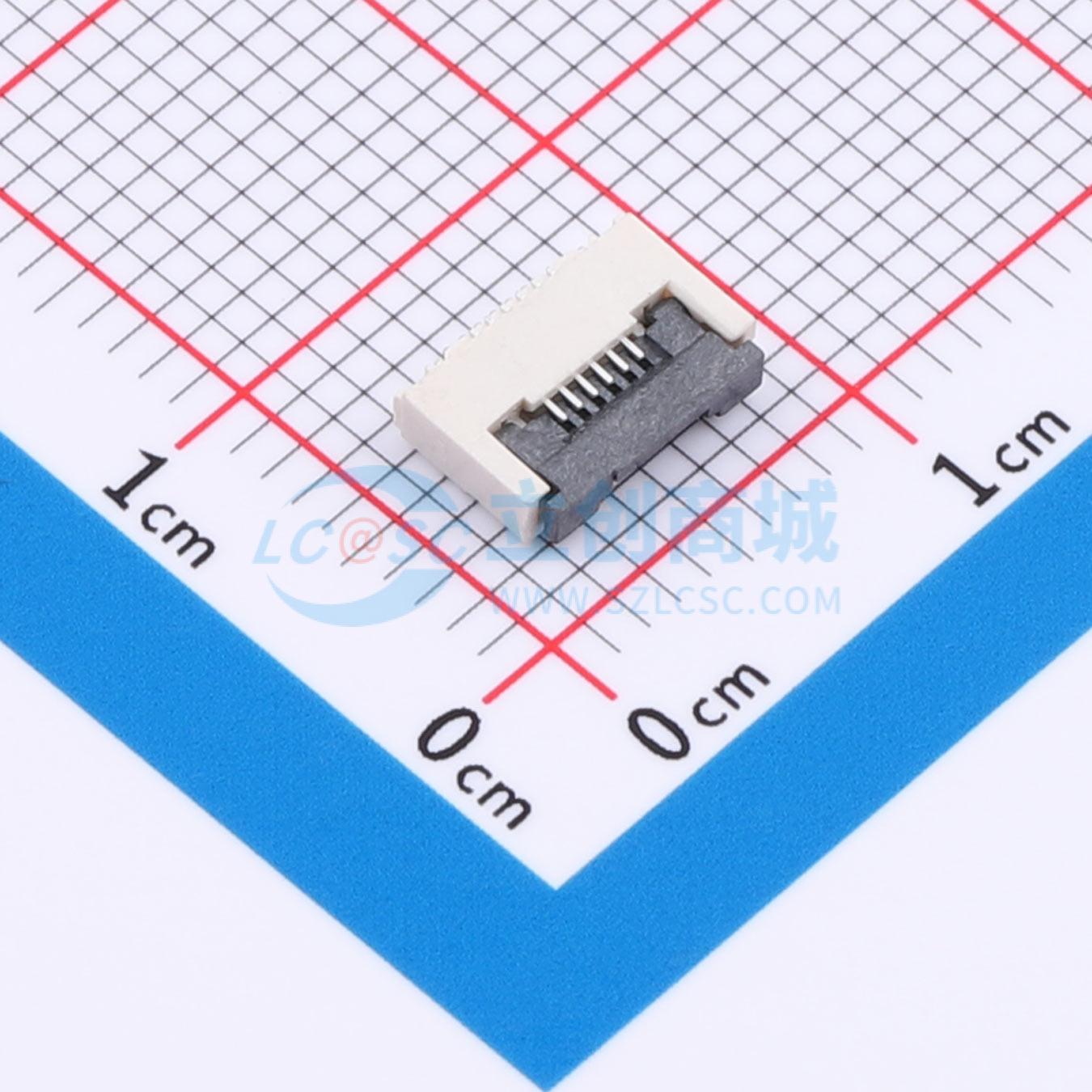 点击查看大图 FPC-6P-0.5PH2.0H-30266实物图