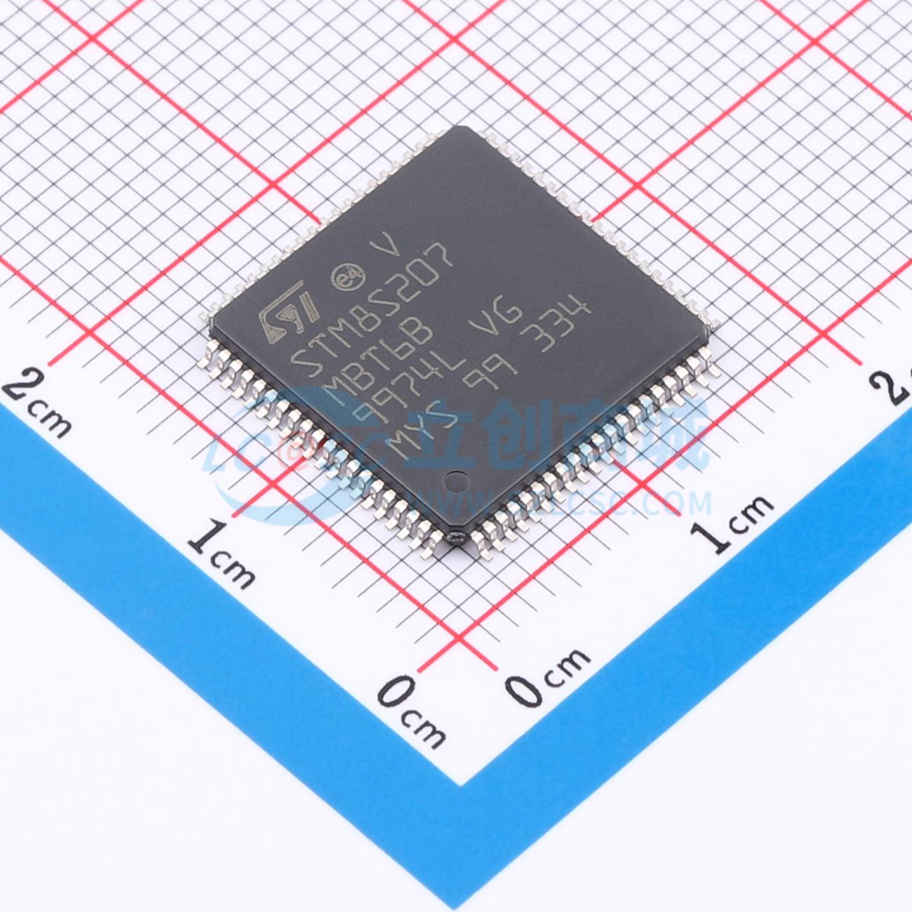 点击查看大图 STM8S207MBT6BTR实物图