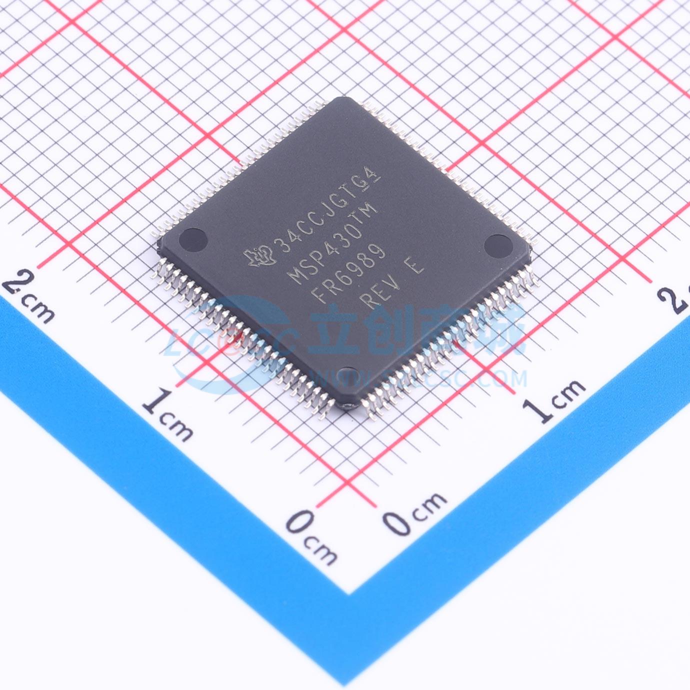 点击查看大图 MSP430FR6989IPZ实物图