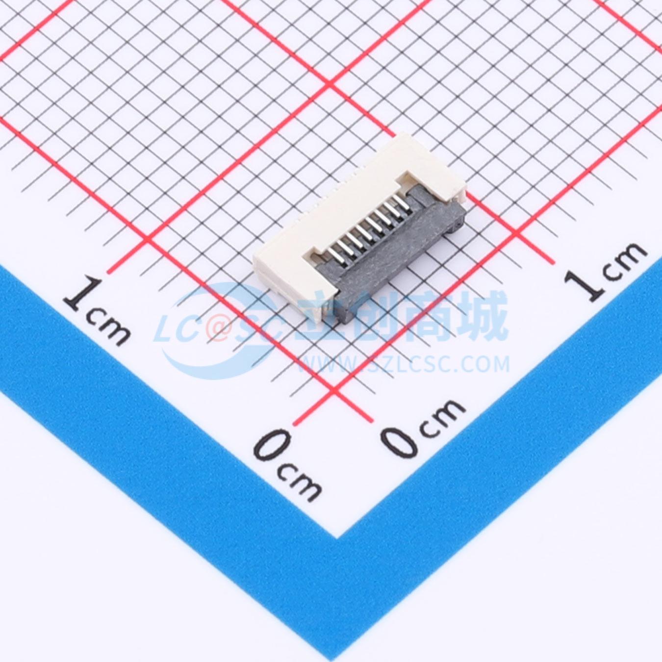 点击查看大图 FPC-8P-0.5PH1.5H-30255实物图