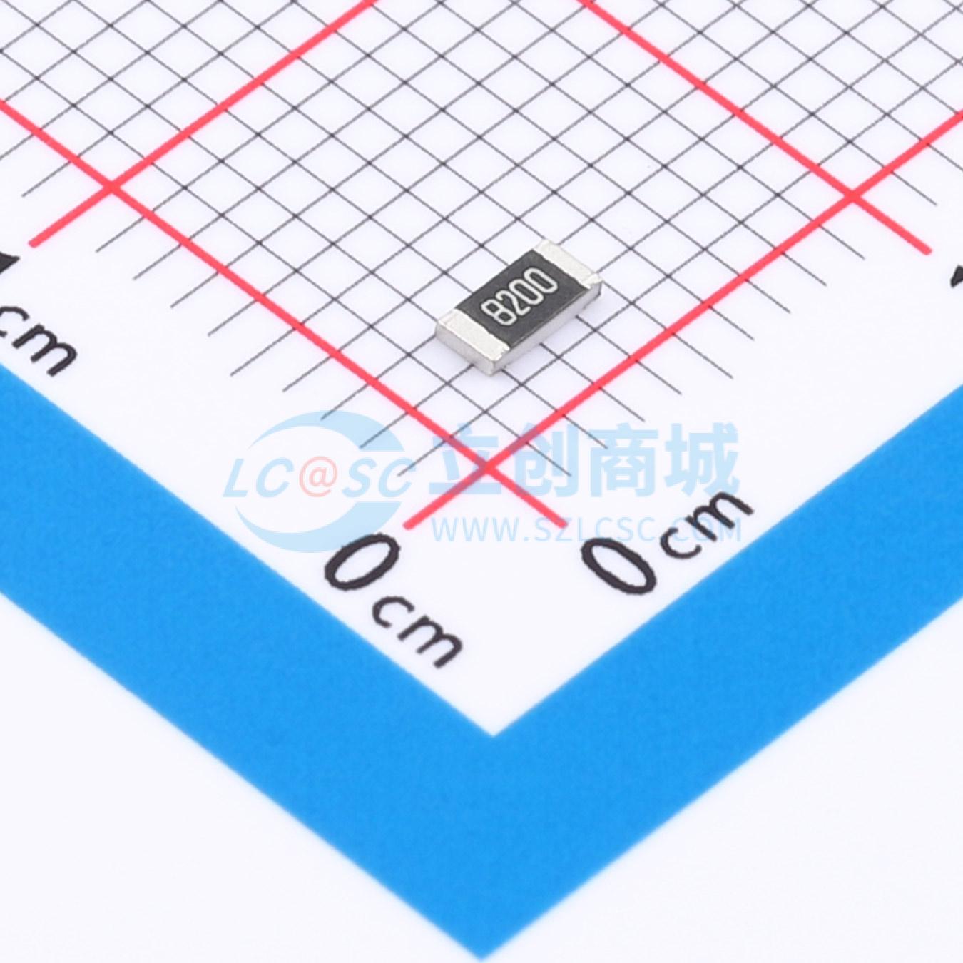 点击查看大图 CRGH1206F820R实物图