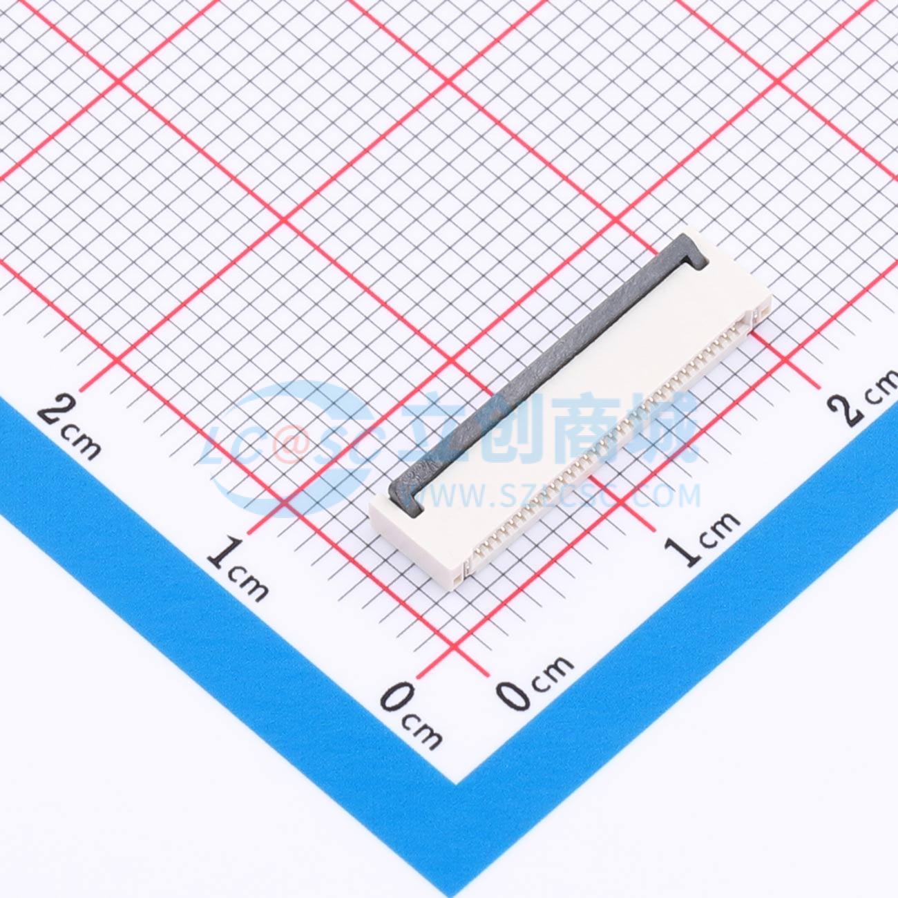 点击查看大图 FPC-32P-0.5PH2.0H-30250实物图