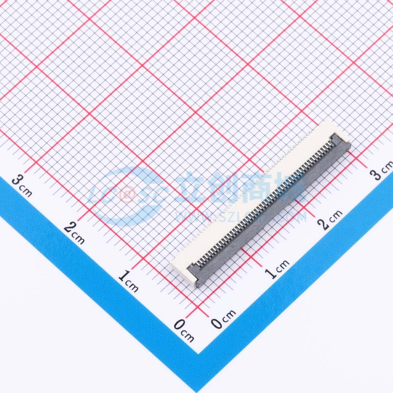 点击查看大图 FPC-50P-0.5PH2.0H-30282实物图